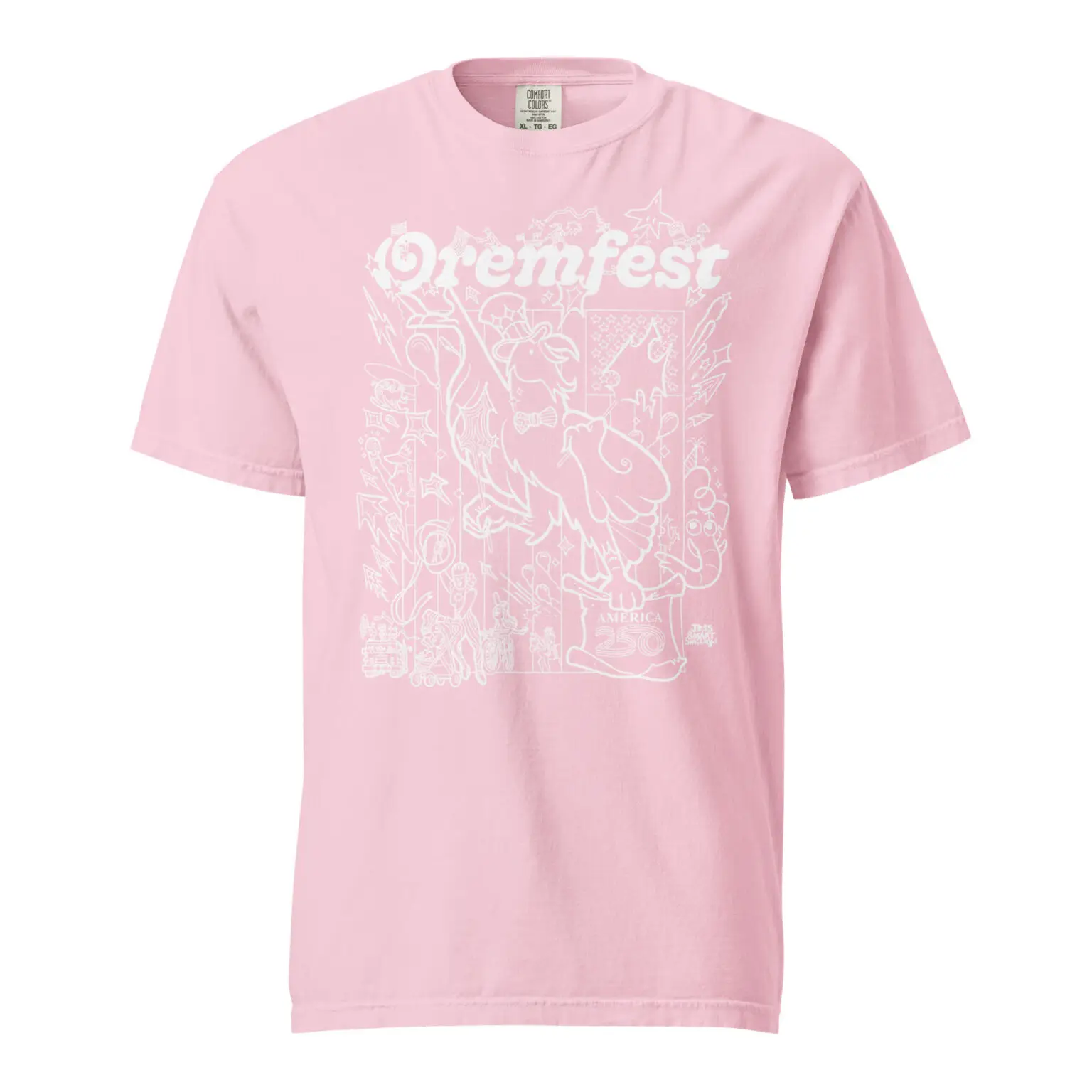Pink Oremfesr shirt.