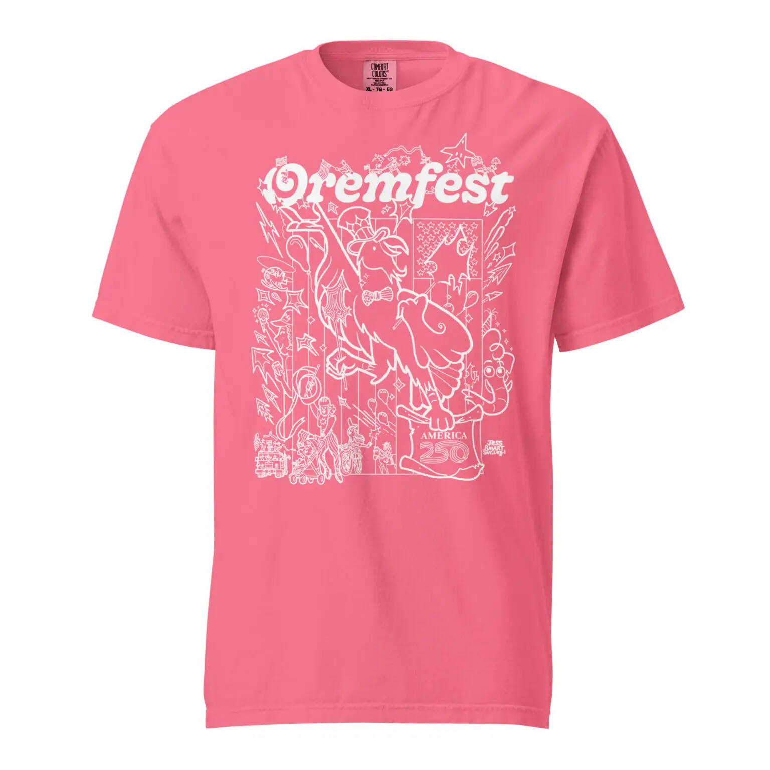 Coral Oremfest Shirt.