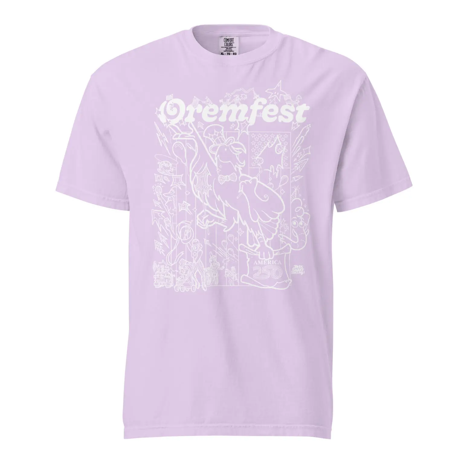 Lilac Oremfest shirt.