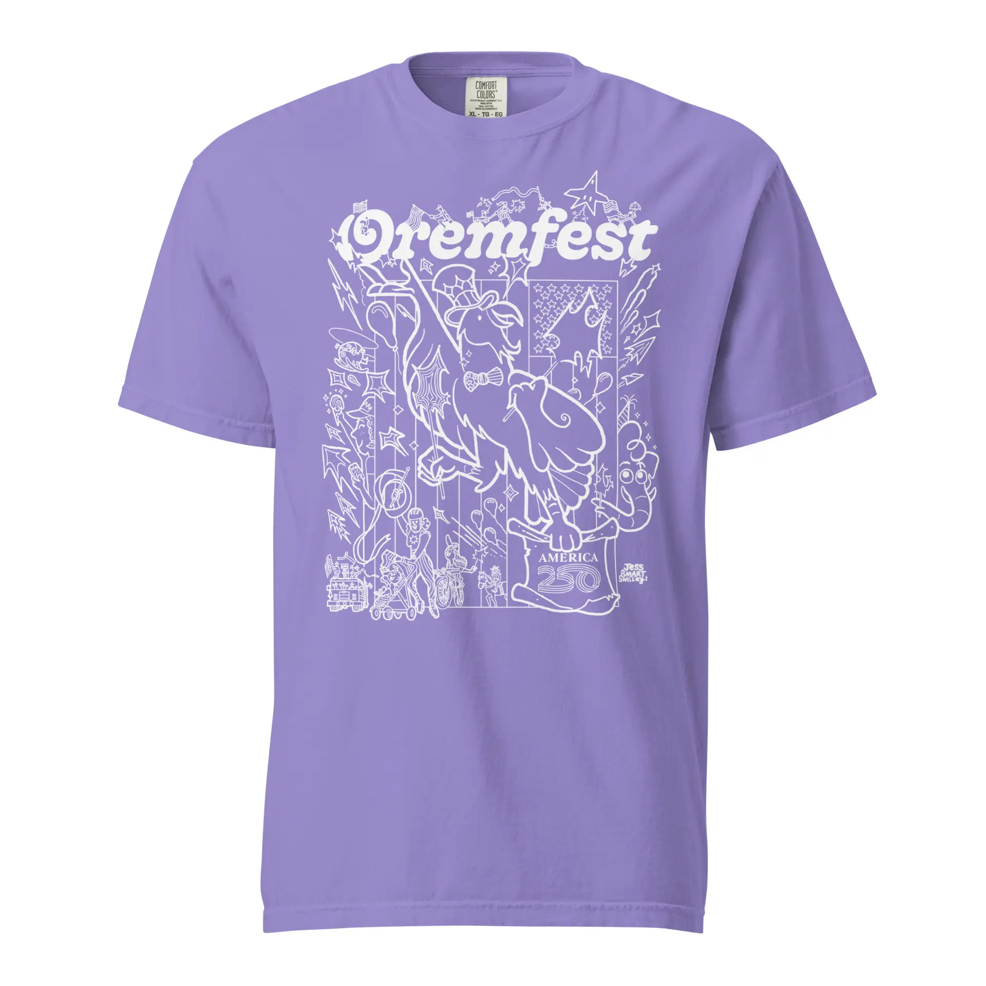 Purple Oremfest Shirt.
